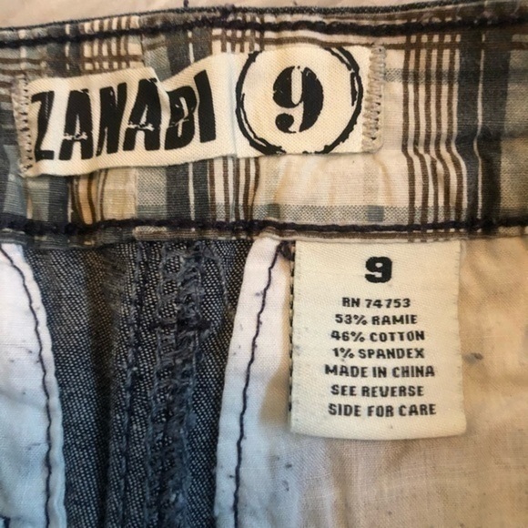 Zanadi blue jean shorts sz 9 - Picture 7 of 10